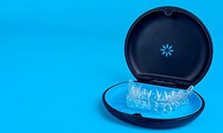 aligners in their Invisalign case
