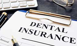 dental insurance paperwork for the cost of emergency dental treatment in West Seneca