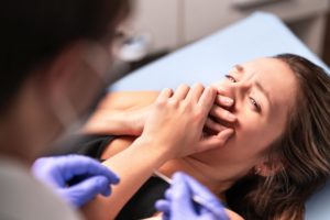 nervous patient worried about whether cosmetic dentistry is safe